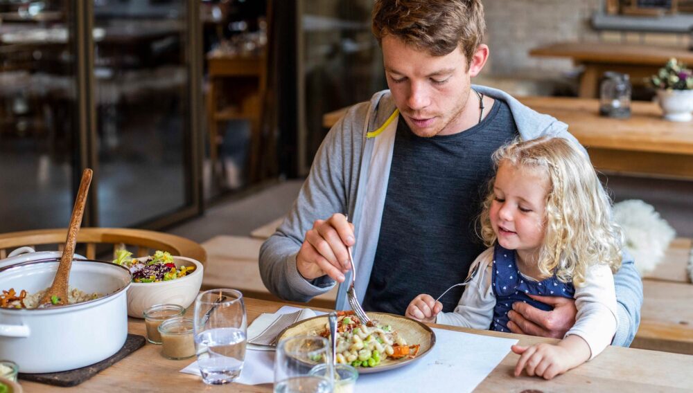 Mit der Familie auf dem Bauernhof