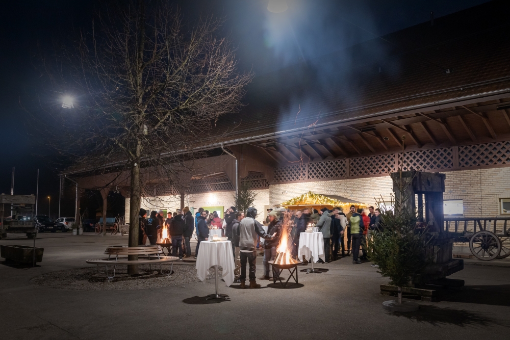 Restaurant events weihnachtsfeier feuerschale